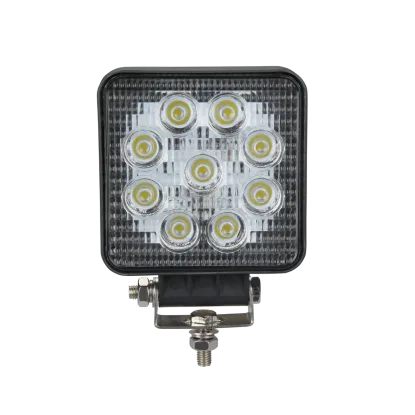 40421 – HOLMAN Work Light, 5 Inch Height x 4.3 Width x 1.8 Inch Depth Square Pedestal Mount 27 Watts Raw Power/ 17 Wa...